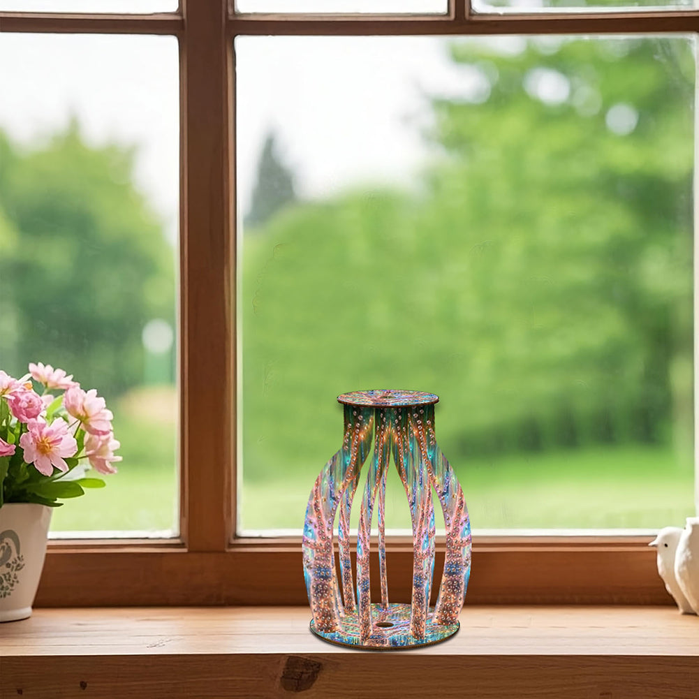 Diamond Painting Flower Vase Desktop Diamond Art Kits for Home Office Decor
