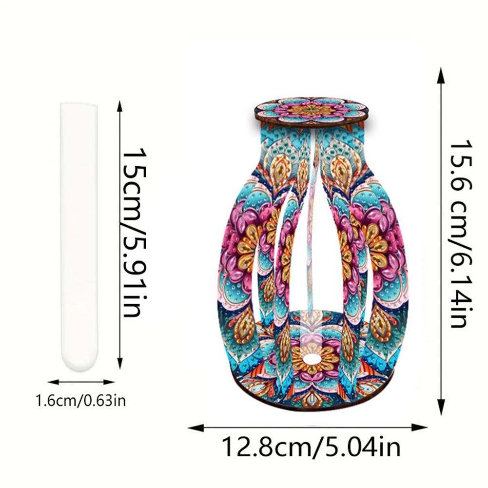 Diamond Painting Flower Vase Desktop Diamond Art Kits for Home Office Decor