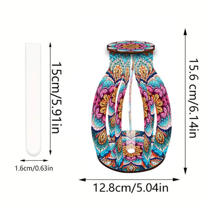 Diamond Painting Flower Vase Desktop Diamond Art Kits for Home Office Decor