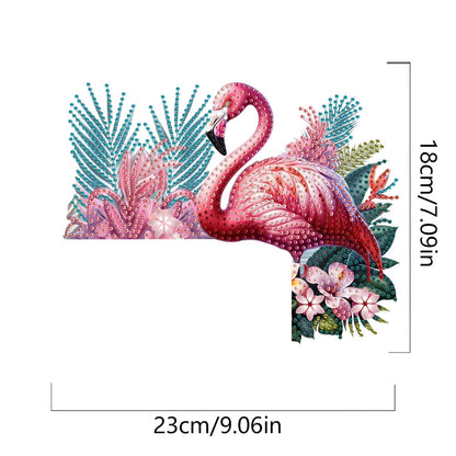 2D Flat Diamond Painting Door Corner Sign DIY Diamond Art Door Right Angle Sign