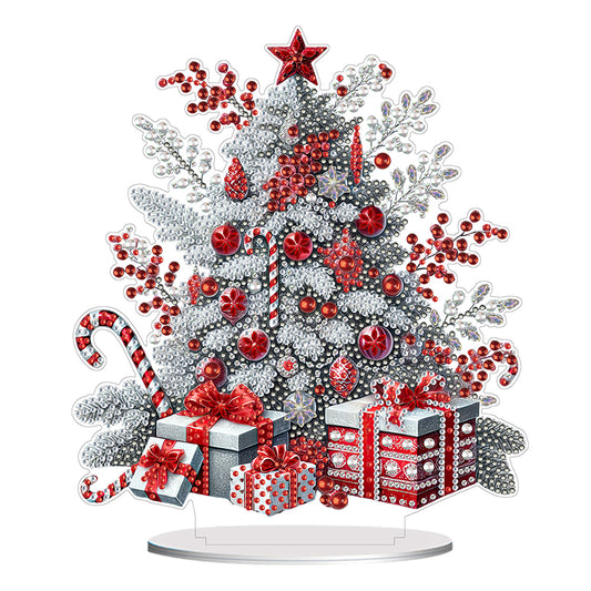 2D Flat Xmas DIY Desktop Diamond Art Kits Diamond Painting Desktop Ornaments Kit