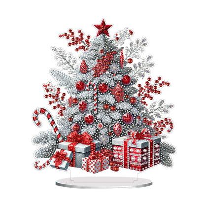2D Flat Xmas DIY Desktop Diamond Art Kits Diamond Painting Desktop Ornaments Kit