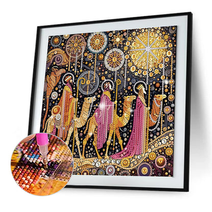 Pilgrimage Road - Special Shaped Drill Diamond Painting 30*30CM