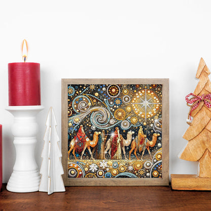 Pilgrimage Road - Special Shaped Drill Diamond Painting 30*30CM