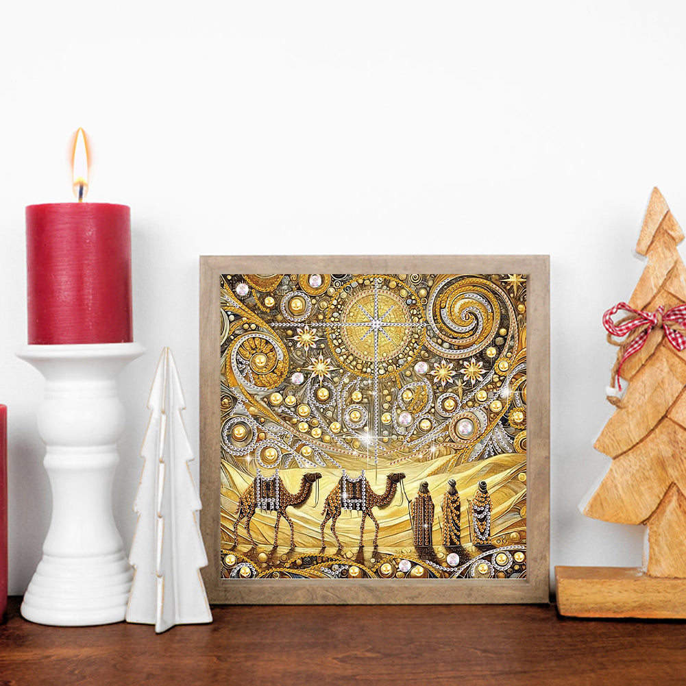 Pilgrimage Road - Special Shaped Drill Diamond Painting 30*30CM
