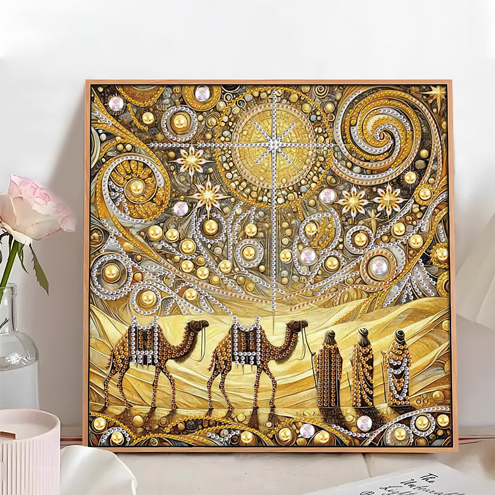 Pilgrimage Road - Special Shaped Drill Diamond Painting 30*30CM