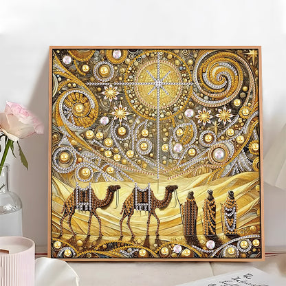 Pilgrimage Road - Special Shaped Drill Diamond Painting 30*30CM
