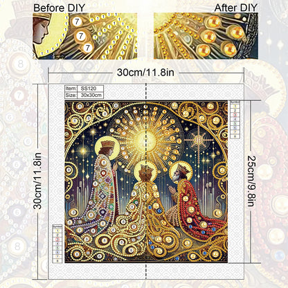 Pilgrimage Road - Special Shaped Drill Diamond Painting 30*30CM