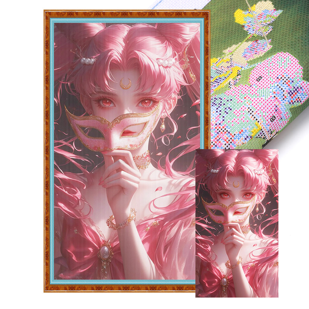 Sailor Moon Unmasked - 14CT Stamped Cross Stitch 40*70CM