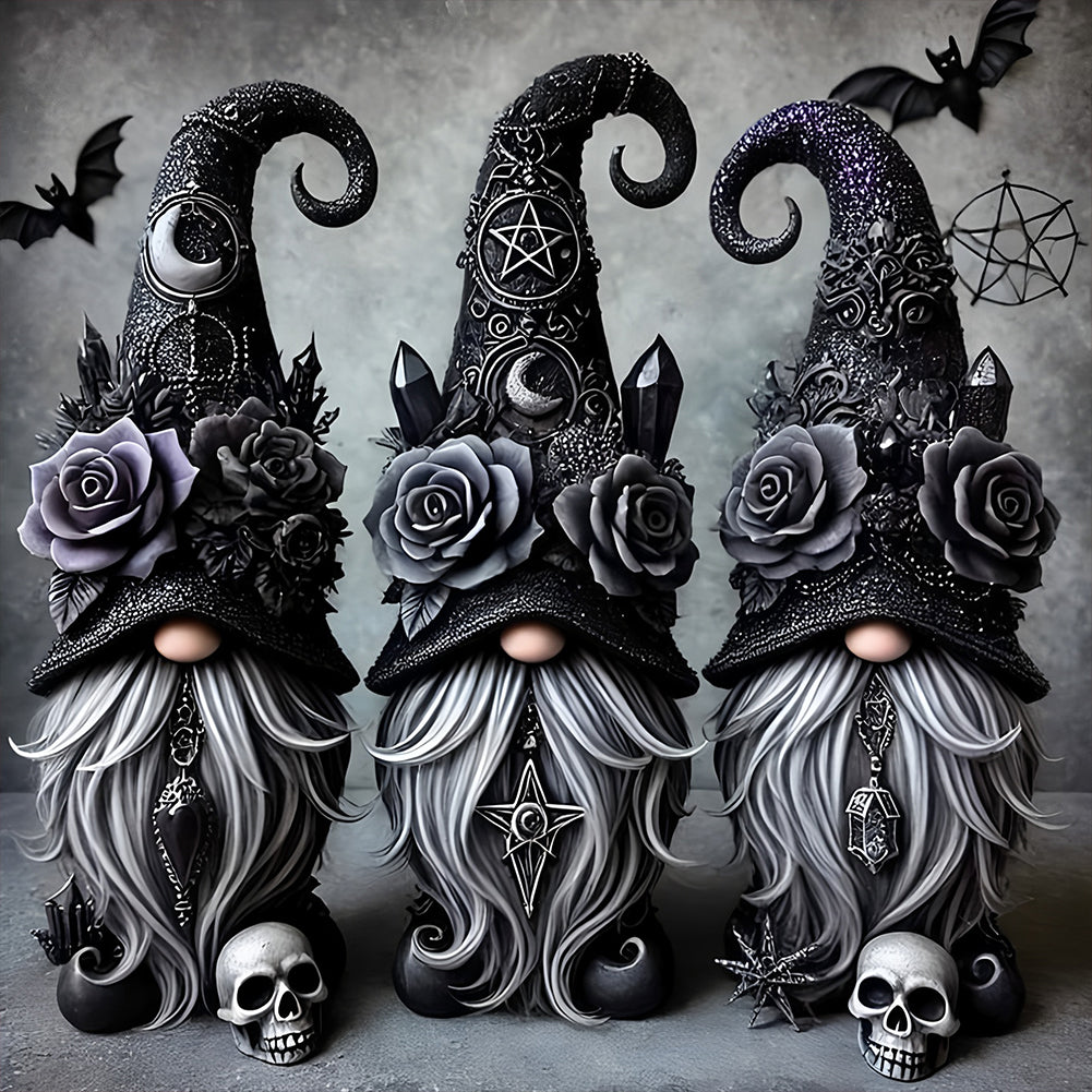 Dark Gnome - Full Round Drill Diamond Painting 40*40CM
