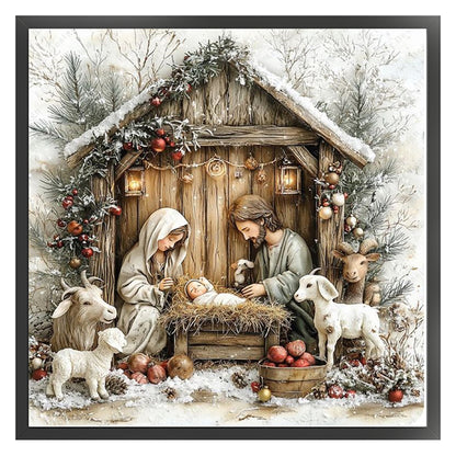 Nativity - 11CT Stamped Cross Stitch 45*45CM