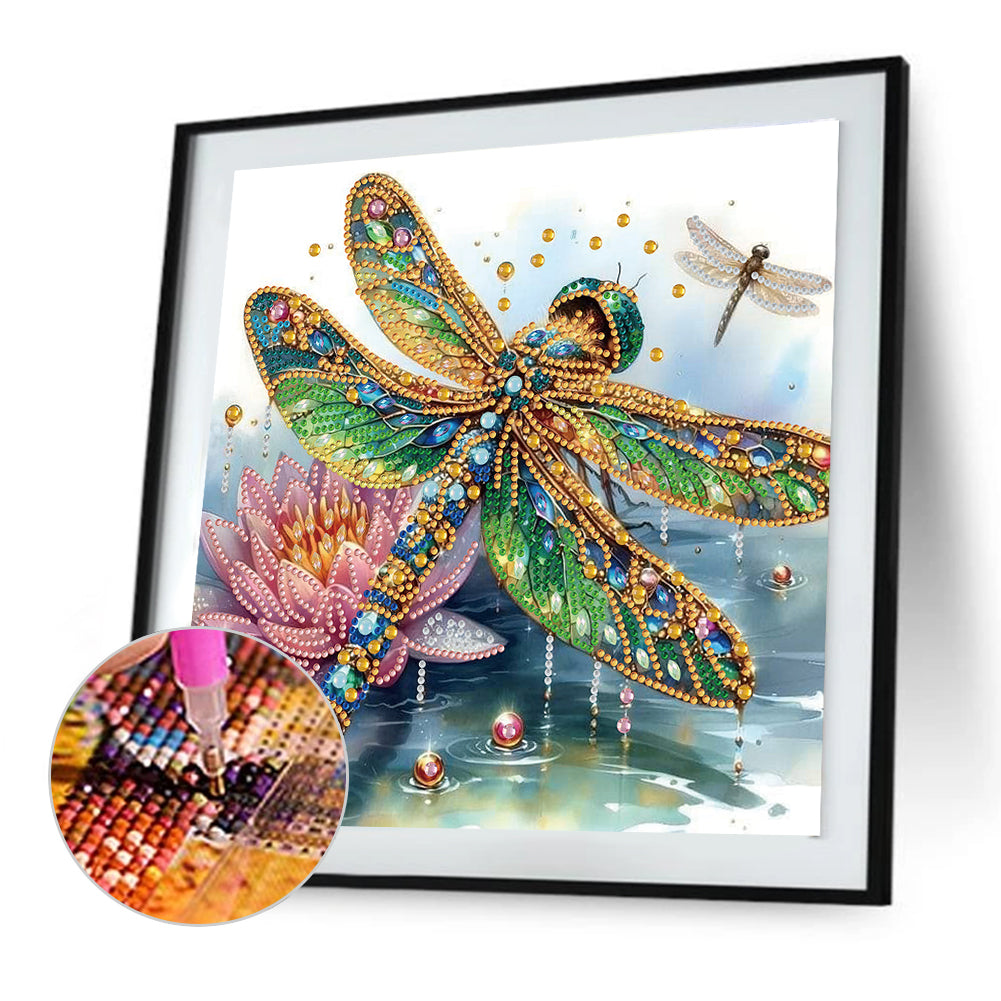 Dragonfly - Special Shaped Drill Diamond Painting 30*30CM