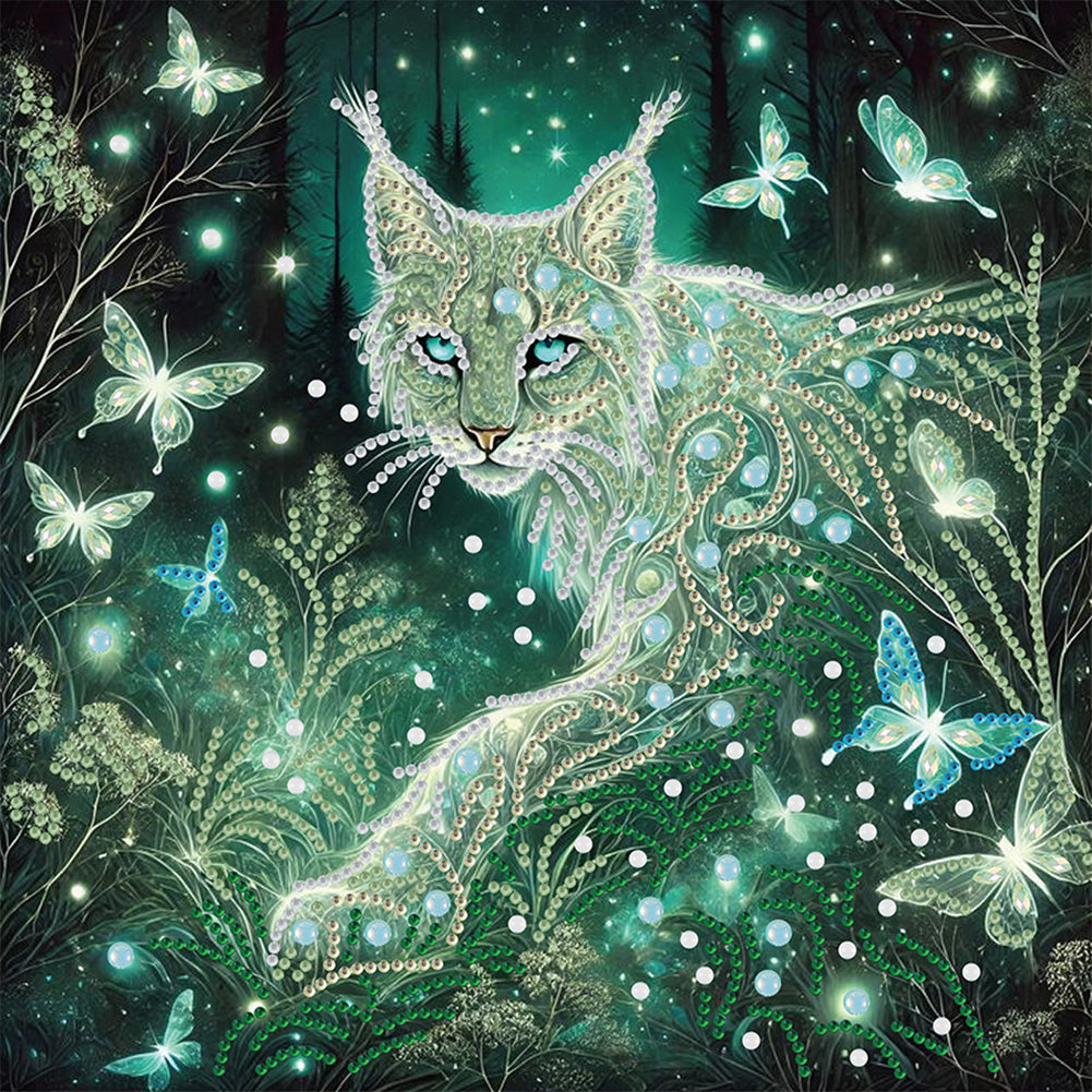 Cat - Special Shaped Drill Diamond Painting 30*30CM
