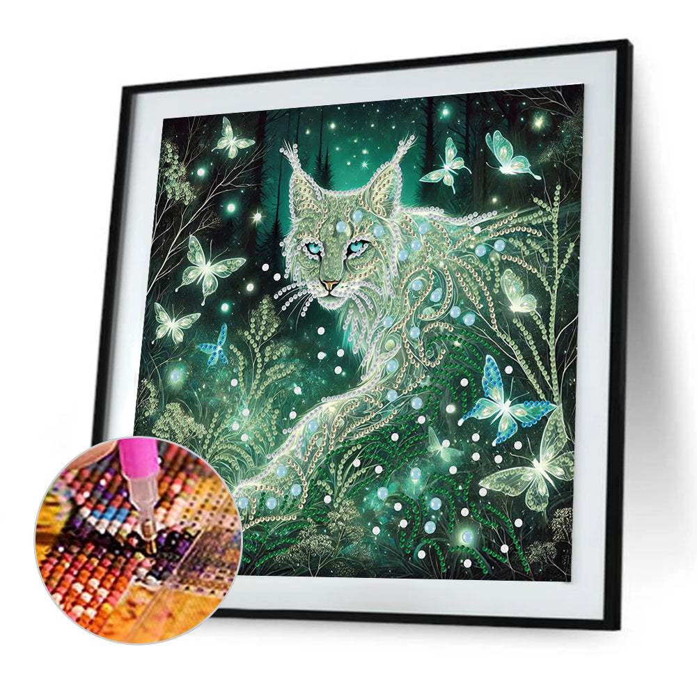 Cat - Special Shaped Drill Diamond Painting 30*30CM