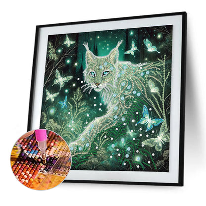 Cat - Special Shaped Drill Diamond Painting 30*30CM