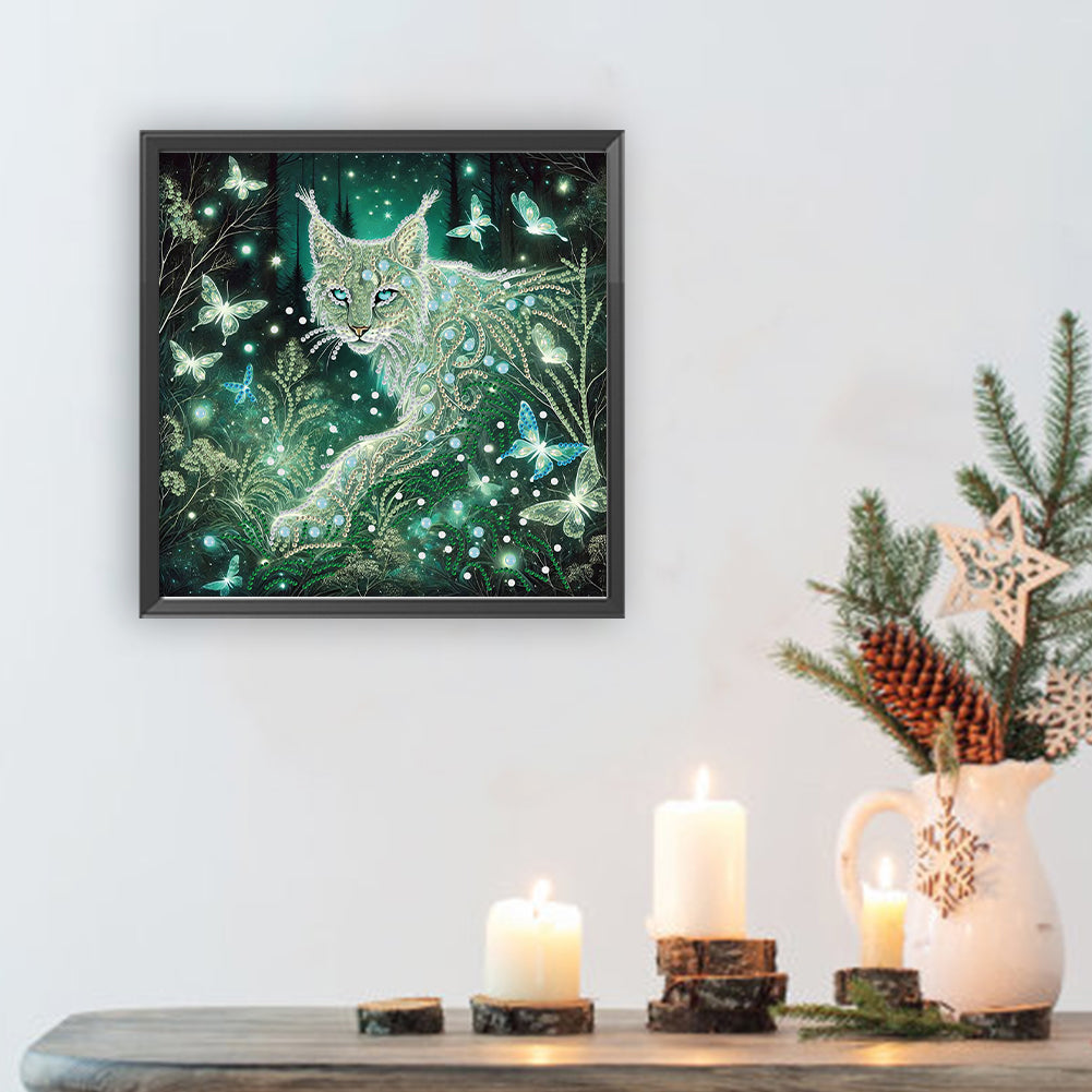 Cat - Special Shaped Drill Diamond Painting 30*30CM