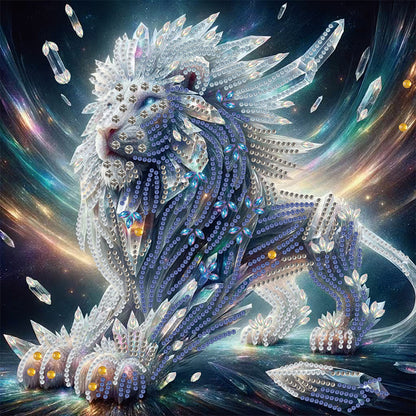 Lion - Special Shaped Drill Diamond Painting 30*30CM