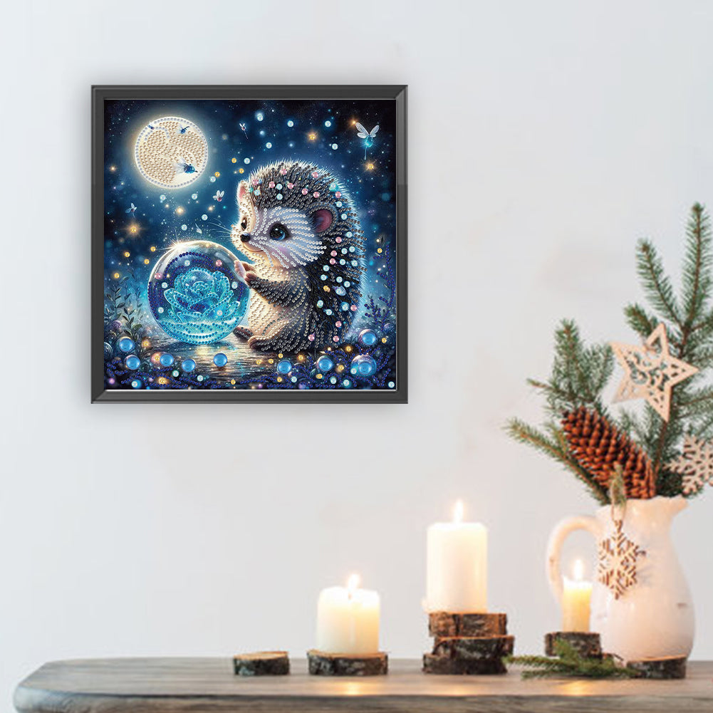 Hedgehog - Special Shaped Drill Diamond Painting 30*30CM