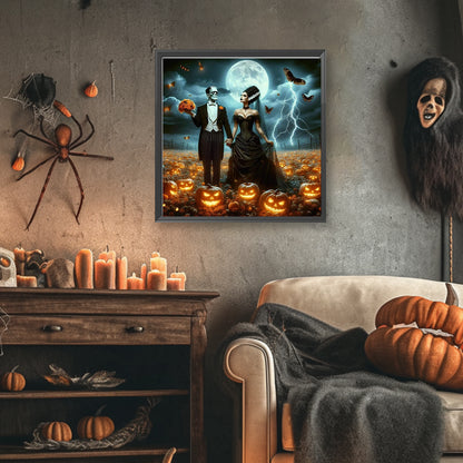 Halloween Companion - Full Round Drill Diamond Painting 40*40CM