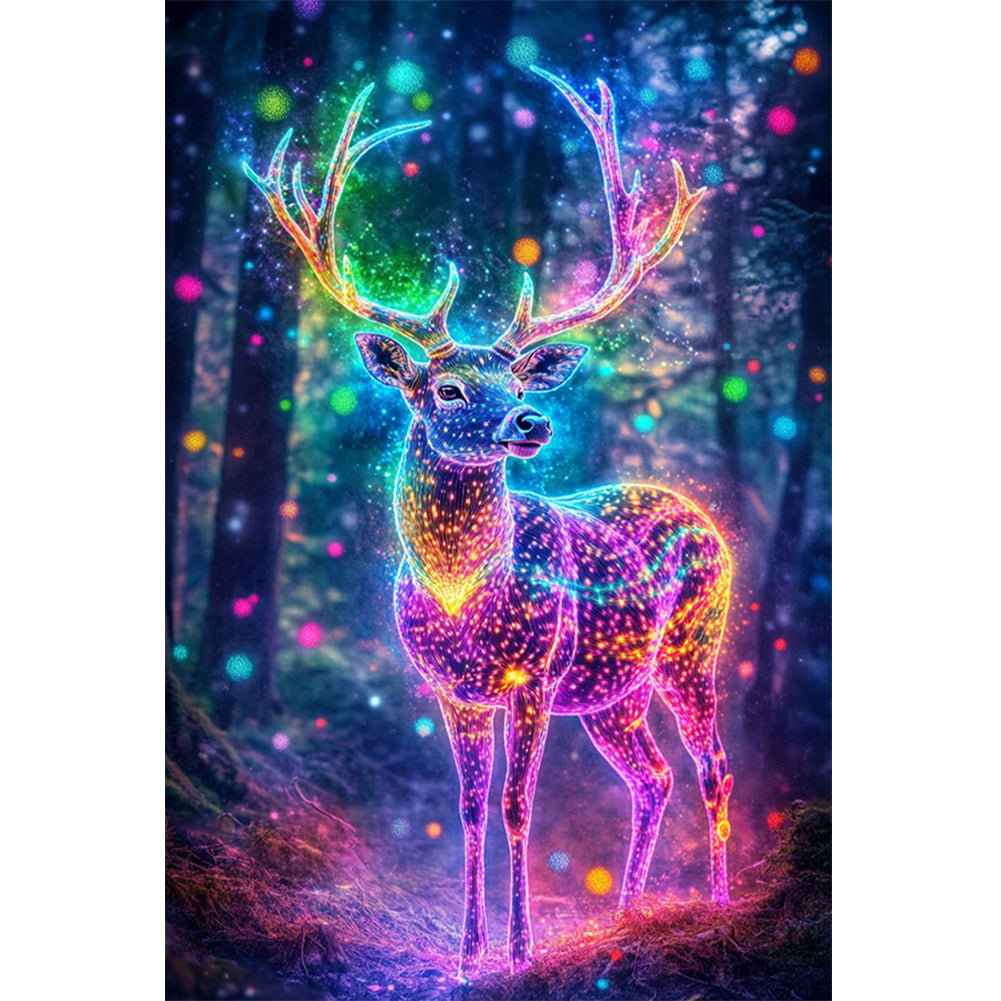Dream Deer - Full Round Drill Diamond Painting 40*60CM