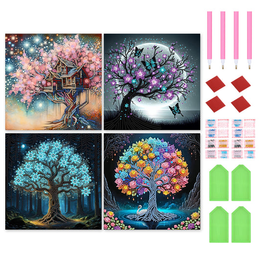 Tree Of Life - Special Shaped Drill Diamond Painting 30*30CM