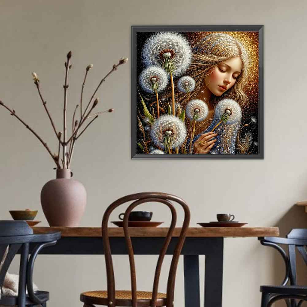 Beauty - Full Round Drill Diamond Painting 40*40CM