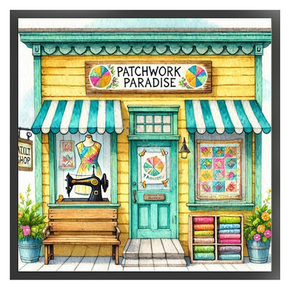 Sewing Hut - 14CT Stamped Cross Stitch 40*40CM