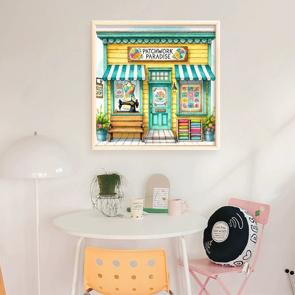 Sewing Hut - 14CT Stamped Cross Stitch 40*40CM
