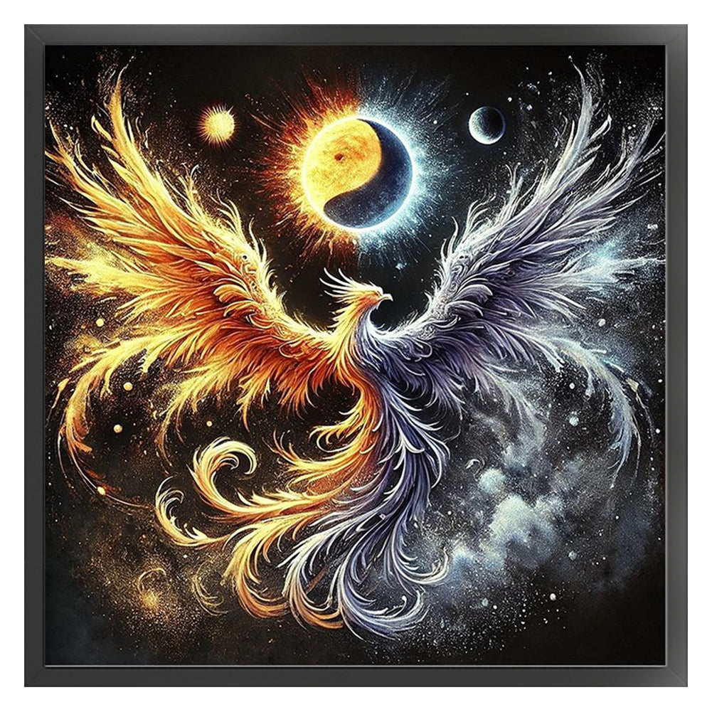 Phoenix - 11CT Stamped Cross Stitch 40*40CM