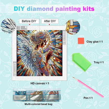 Angel Fairy - Special Shaped Drill Diamond Painting 30*30CM