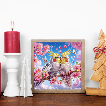 Yellow-Headed Parrot - Special Shaped Drill Diamond Painting 30*30CM