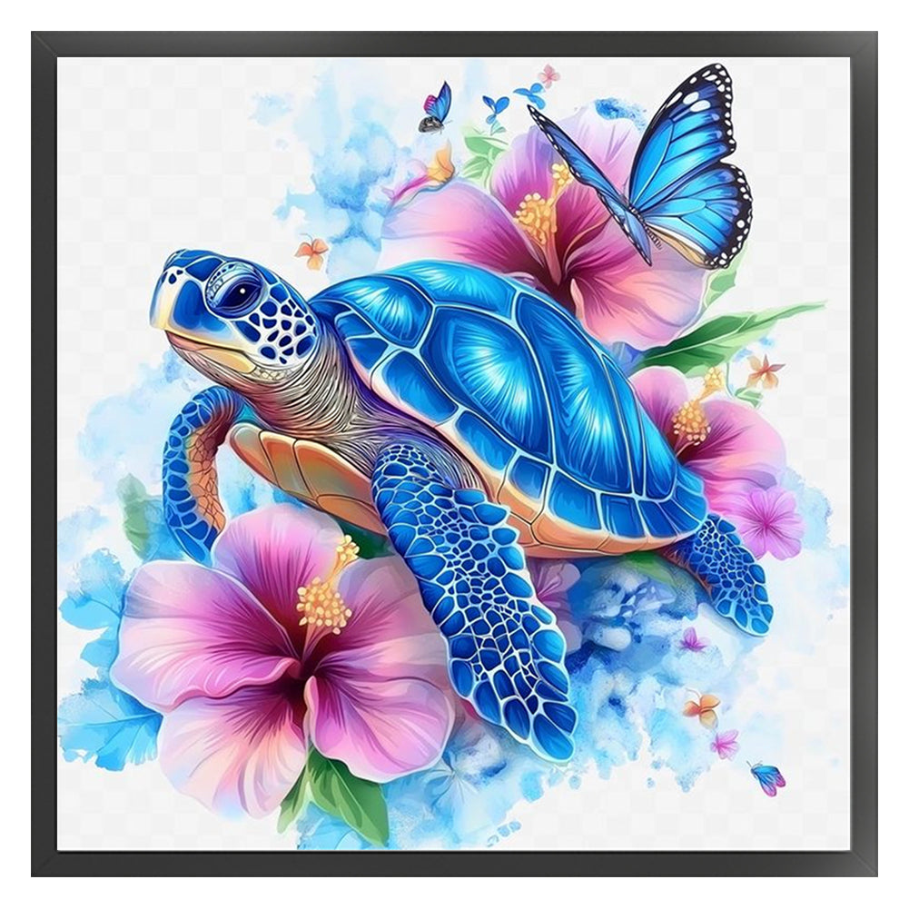 Turtle - 11CT Stamped Cross Stitch 40*40CM