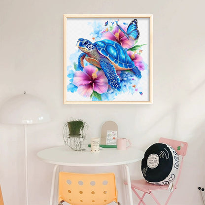 Turtle - 11CT Stamped Cross Stitch 40*40CM