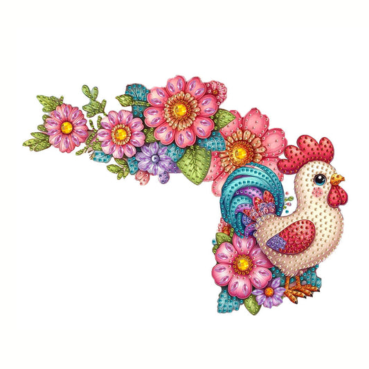 Animal Diamond Art Door Right Angle Sign Wood Door Corner Decor for Party Favors