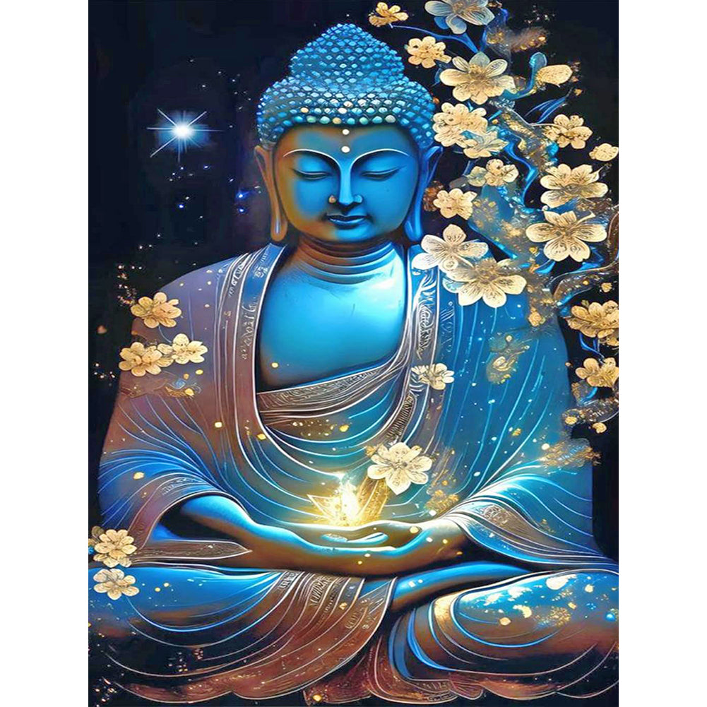 Buddha Statue - Full Round Drill Diamond Painting 30*40CM