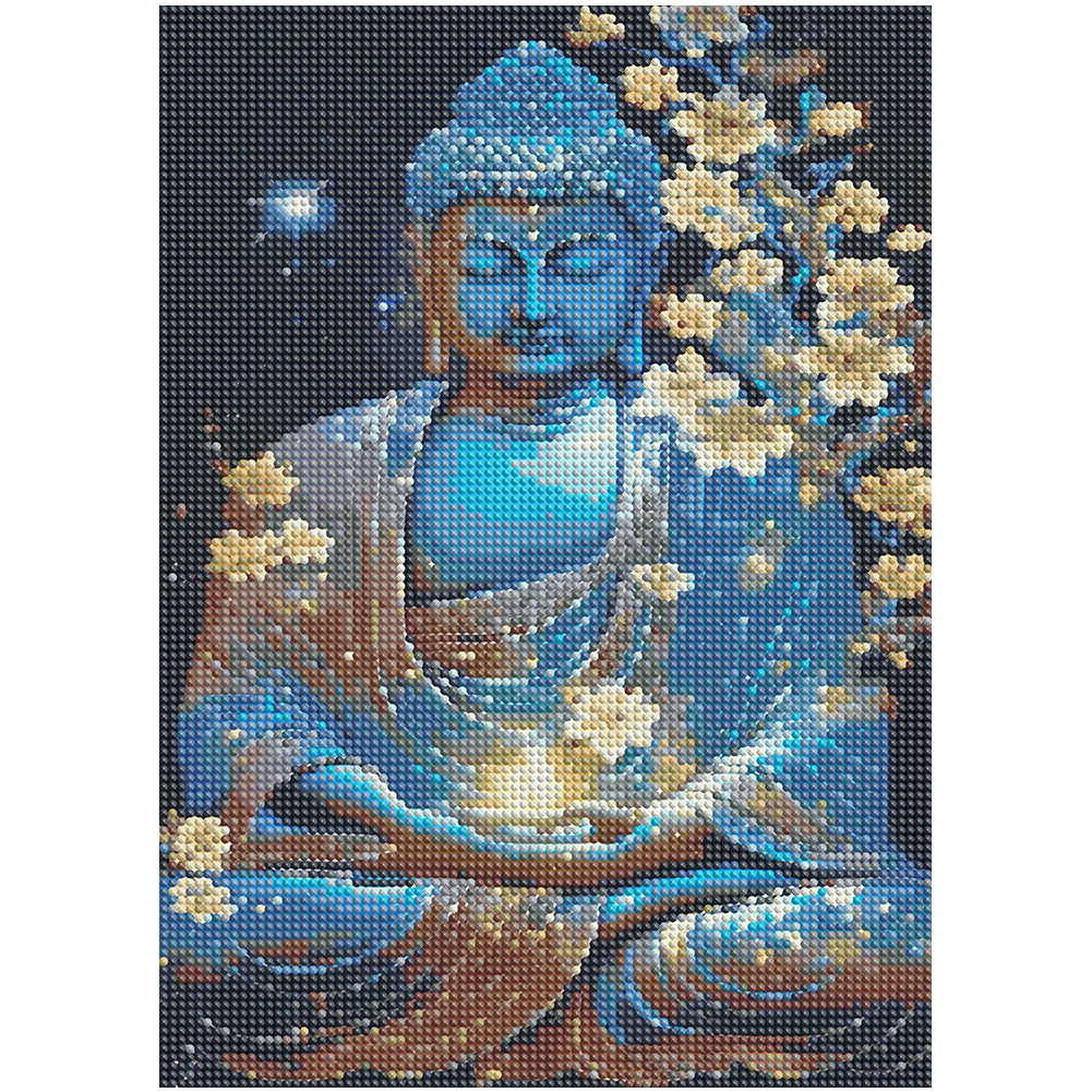 Buddha Statue - Full Round Drill Diamond Painting 30*40CM