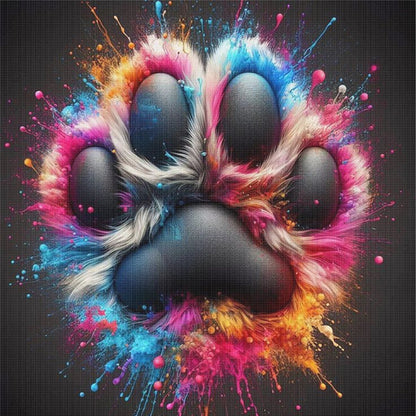 Paws - 11CT Stamped Cross Stitch 40X40CM