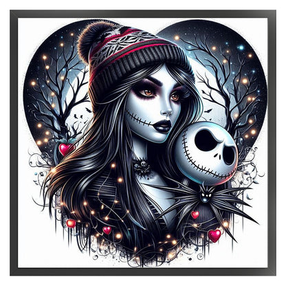 Halloween Girl - 11CT Stamped Cross Stitch 40*40CM