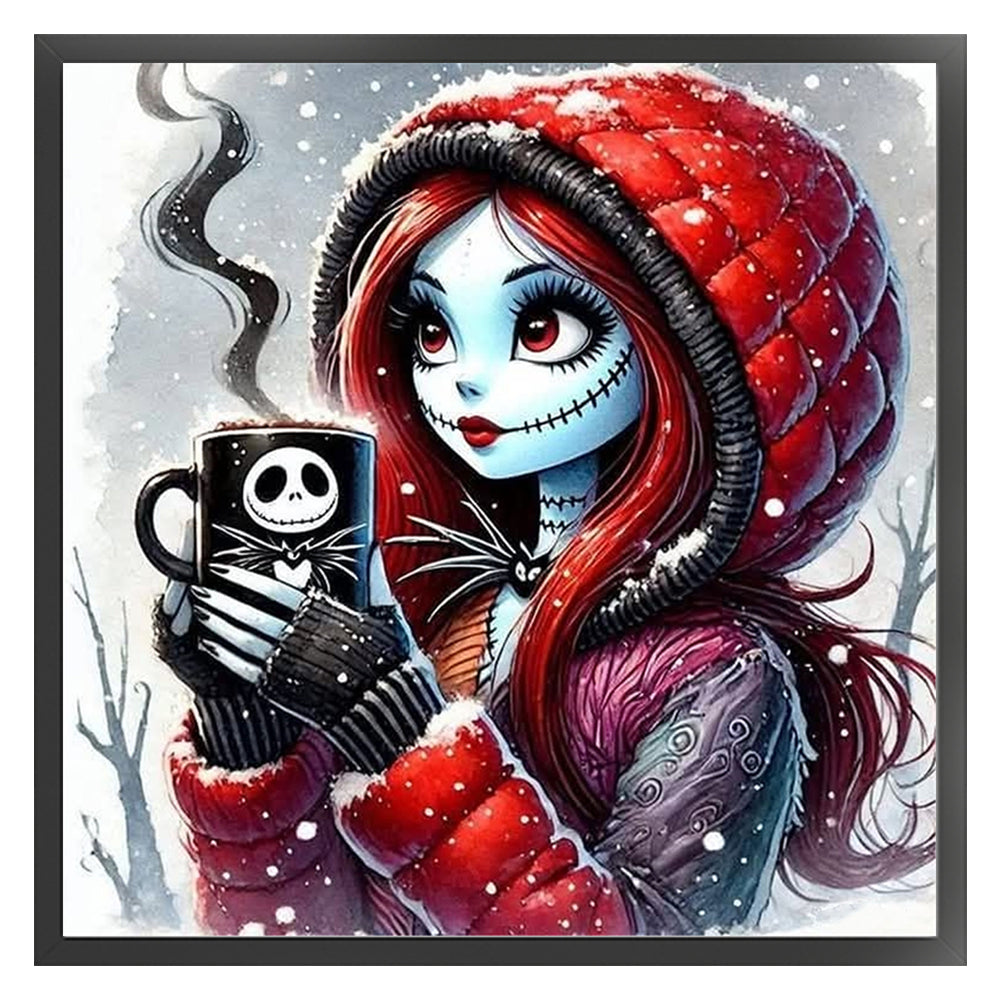 Halloween Girl - 11CT Stamped Cross Stitch 40*40CM