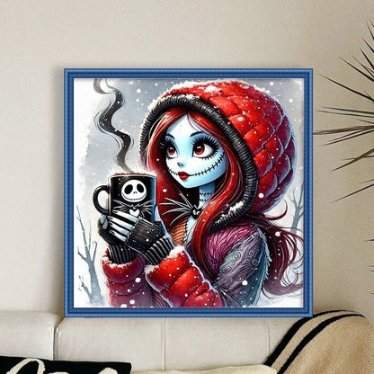 Halloween Girl - 11CT Stamped Cross Stitch 40*40CM