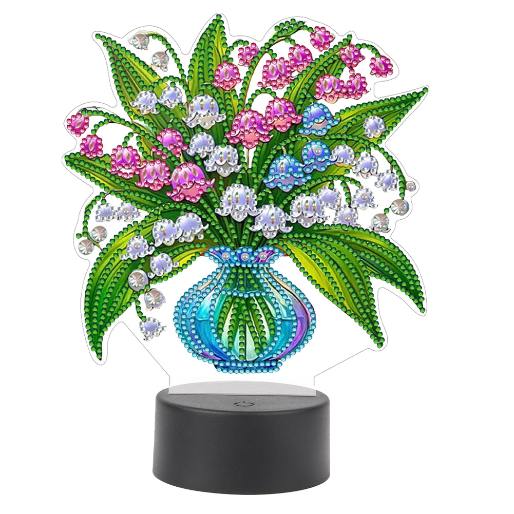 Acrylic Double Sided Butterfly Tree Of Life Rhinestones LED Light for Art Crafts