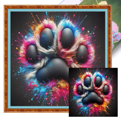 Paws - Stamped Cross Stitch 20*20CM