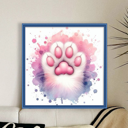 Pink Claw - Stamped Cross Stitch 20*20CM