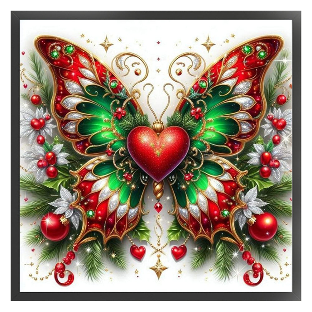 Butterfly - Stamped Cross Stitch 25*25CM