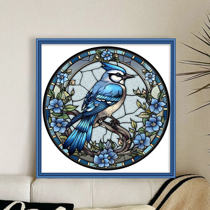 Bird - Stamped Cross Stitch 25*25CM