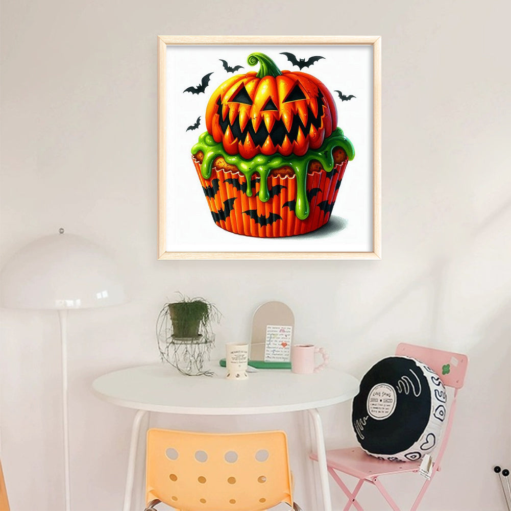 Pumpkin Cake - 11CT Stamped Cross Stitch 50*50CM