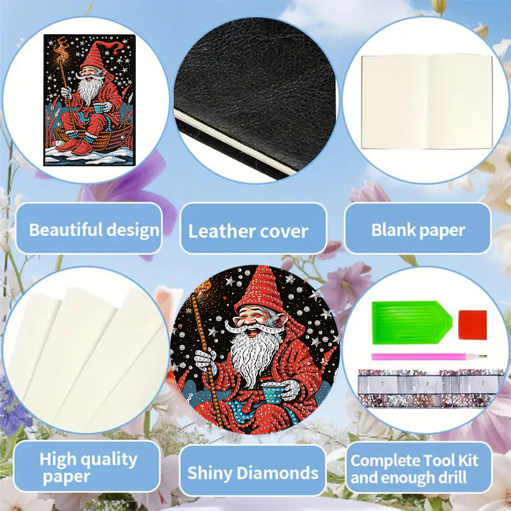 Special Shaped Xmas Diamond Painting Diary Book for Birthdays Or Christmas Gifts