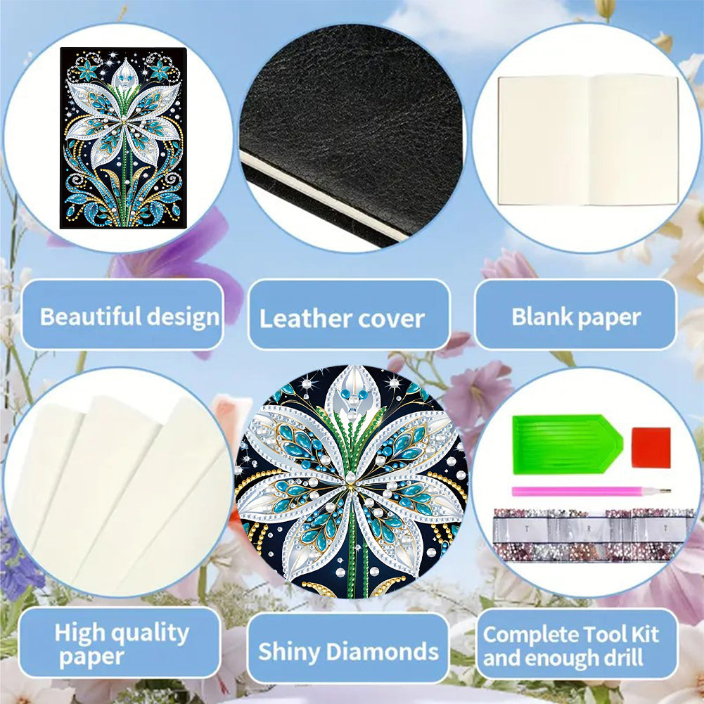 Special Shaped Xmas Diamond Painting Diary Book for Birthdays Or Christmas Gifts