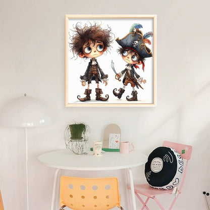 Pirate Boy - 11CT Stamped Cross Stitch 40*40CM