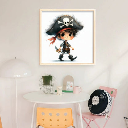 Pirate Boy - 11CT Stamped Cross Stitch 40*40CM